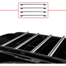Acpar Volkswagen Transporter (T5) 2003-2015 Arası ile Uyumlu Basıc Model Ara Atkı Tavan Barı Gri 4 Adet