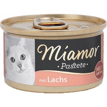 Miamor Pastete Somon Balıklı Kedi Konserve Mama 85 gr