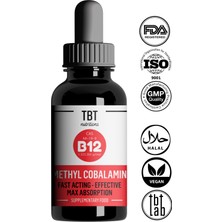 Tbt B12 Metilkobalamin Dilaltı Damla 10 ml