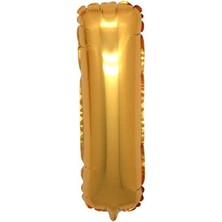 Benim Marifetlerim I Harfi Altın Folyo Balon 16 Inch 40 cm