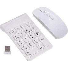 Bestone 2.4g Sayısal Tuş Takımı Usb Kablosuz Mouse Seti (Yurt Dışınd (Yurt Dışından)