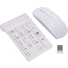 Bestone 2.4g Sayısal Tuş Takımı Usb Kablosuz Mouse Seti (Yurt Dışınd (Yurt Dışından)