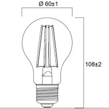 Sylvania 9W E27 2700K LED Ampul Dim Edilebilir 3 Adet