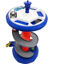 Toysan 5 Metal Yarış Aracı ve Twister Yarış Yolu Seti Toy-37, Çocuklar Için Spiral Yarış Pisti ve Arabalar