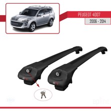 Apline Peugeot 4007 2006-2014 Arası ile Uyumlu Ace-1 Ara Atkı Tavan Barı Siyah