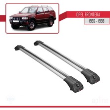 Apline Opel Frontera 1992-1998 Arası ile Uyumlu Ace-1 Ara Atkı Tavan Barı Gri