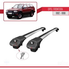 Apline Opel Frontera 1992-1998 Arası ile Uyumlu Ace-1 Ara Atkı Tavan Barı Gri