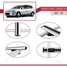 Apline Hyundai Elantra Touring (Fd) 2007-2011 Arası ile Uyumlu Basıc Model Ara Atkı Tavan Barı Gri