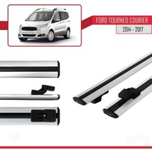 Ford Tourneo Courier 2014-2017 Arası ile Uyumlu Basıc Model Ara Atkı Tavan Barı Gri