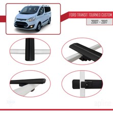 Ford Transit Tourneo - Custom 2007-2017 Arası ile Uyumlu Basıc Model Ara Atkı Tavan Barı Siyah