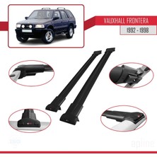 Vauxhall Frontera 1992-1998 Arası ile Uyumlu Fly Model Ara Atkı Tavan Barı Siyah