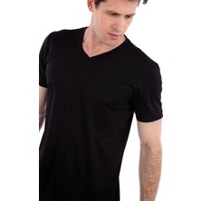 Story Of Basics V Yaka, Kısa Kollu Erkek T-Shirt