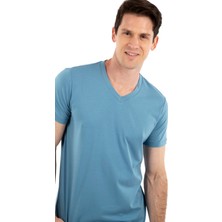 Story Of Basics V Yaka, Kısa Kollu Erkek T-Shirt