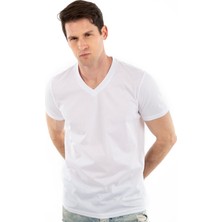 Story Of Basics V Yaka, Kısa Kollu Erkek T-Shirt