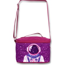 Famebag Famebag-Ümit Çanta Lisanslı Kız Astronot Okul Sırt Çantası -Beslenme ve Kalemlik Çantası Seti