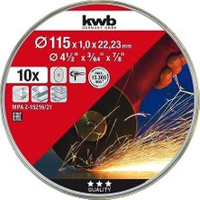 Kwb Metal Kesici Disk 115X1.0 10'lu 49712021