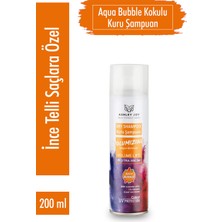 Ashley Joy Çabuk Sönen Ve Yağlanan Saçlar Için Hacim Veren Kuru Şampuan Aqua Bubble Kokulu 200 ml