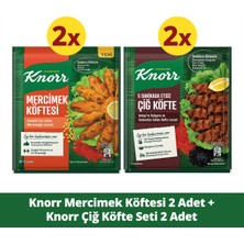 Knorr Mercimek Köftesi 100g x2 + Knorr Çiğ Köfte Seti 120 g x2