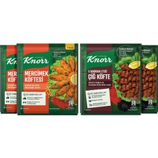 Knorr Mercimek Köftesi 100g x2 + Knorr Çiğ Köfte Seti 120 g x2