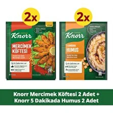 Knorr Mercimek Köftesi 100 gr x 2 + Knorr Humus 75 gr x 2
