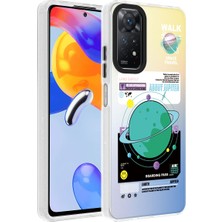Voyo Xiaomi Redmi Note 12 Pro 4g Gezegen Desenli Kılıf Çıkıtılı Kamera Voyo Kapak