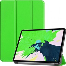 Case 4U Samsung Galaxy Tab 3 Lite 7.0" T110 Tablet Kılıf Smart Cover Katlanabilir Standlı Tablet Akıllı Kapak Yeşil