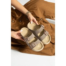 Friend & Trend Kadın Vizon Çift Tokalı Anatomik Yazlık TERLIK FT777