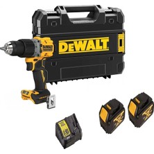 Dewalt DCD805NT Kömürsüz Darbeli Matkap + 1 Adet DCB115 Şarj Cihazı + 2 Adet DCB182 4 Ah Akü