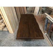 Bintaş Mobilya Kütük Ağaç Masa Üstü Tablası 120X50.CM