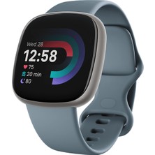 Fitbit Versa 4 Akıllı Saat Platinyum/deniz Mavisi