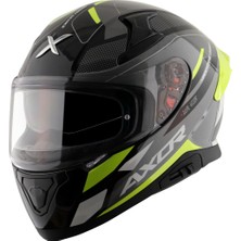 Axor Apex Turbine Kask Athena Grey Neon Yellow Gloss