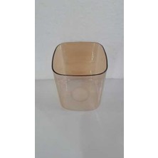 Ada Avize Kare Avize Camı Bal Rengi (Boyu 12CM,ENİ 9CM)