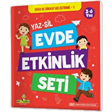 3-6 Yaş Evde Etkinlik Seti Yaz-Sil Kitaplar