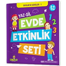 3-6 Yaş Evde Etkinlik Seti Yaz-Sil Kitaplar