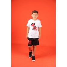 Marions 03-08 Yaş Erkek Çocuk Kırmız-Beyaz Şortlu Takım