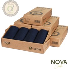 Nova Socks Bambu Erkek Soket Dikişsiz 4'lü Çorap Alpha Serisi