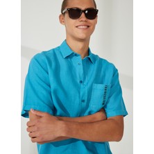 Bikkembergs Turkuaz Erkek Gömlek C C 136 017