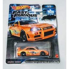 Hot Wheels Premium Nissan Skyline Gtr-34 Gtr Fast And Furious Metal Araç Modeli