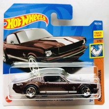 Hot Wheels Yeni - New 65 F0RD Mustang 2+2 Fastback Mini Araba 1:64 Ölçek Hot Wheels Marka 1/10