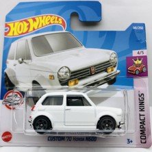 Hot Wheels Custom 70 Honda N600 White 1:64 Ölçek Hot Wheels Marka 4/5