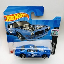 Hot Wheels Yeni - New 1970 Pontiac Firebird Blue Mini Araba 1:64 Ölçek Hot Wheels Marka 2/5