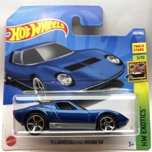 Hot Wheels Yeni - New 71 Lamborghini Miura Sv Mini Araba 1:64 Ölçek Hot Wheels Marka 3/10