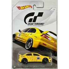 Hot Wheels Hot Wheels 2008 Lancer Evolution - Gran Turismo 2018 Serisi - 1/64 Ölçek