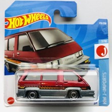 Hot Wheels 2022 Yeni 1986 Toyota Van Minibus Red 1:64 Ölçek Hot Wheels Marka 1/5