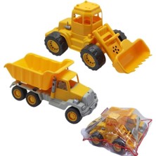EC Shop Uçar Kids Uçar Kid Oyuncak Büyük Kamyon-Kepçe Ikili Set 30X13 cm