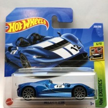 Hot Wheels Yeni - New Mclaren Elva Blue Mini Araba 1:64 Ölçek Hot Wheels Marka 3/10