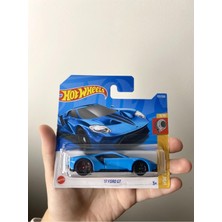 Hot Wheels Hot Wheels 17 Ford Gt Mavi Oyuncak Araba Mini Araba Koleksiyon Araba 1/64 Ölçek