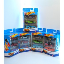 Hot Wheels Üçlü Araba Seti - Oyuncak Araba Koleksiyonu, Geniş Ürün Yelpazesi 1:64 Ölçek K5904