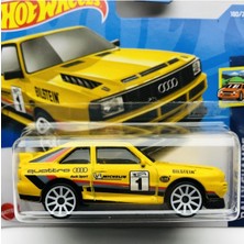 Hot Wheels 2022 Yeni &quot; 84 Audi Sport Quattro Sarı 1:64 Ölçek Hot Wheels Marka 1/5