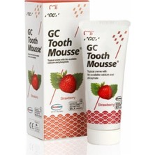 Gc Tooth Mousse Çilekli Krem 40 g Kalsiyum ve Fosfat İçerir Diş Bakımında Etkili